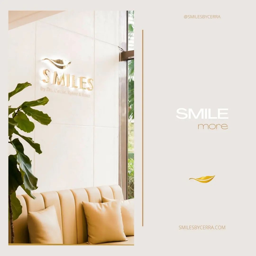 This is a SIGN to SMILE 😁 Get it?

Here from Monday to Saturday, accepting appointments every hour from 10am to 4pm.

You may reach us at —
📱 09171234891
📞 02-8801-0804
✉️ hello@smilesbycerra.com